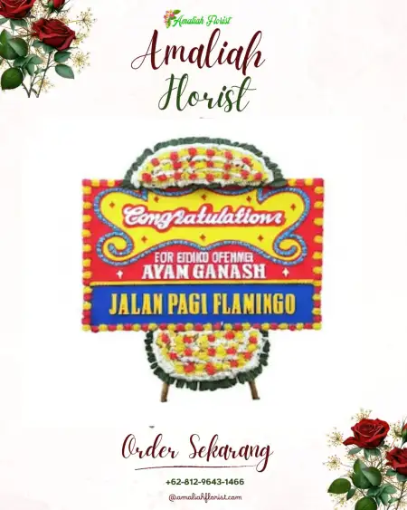 Sewa Papan Bunga Air Kati